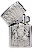 Zippo Buddha with 108 Pearls